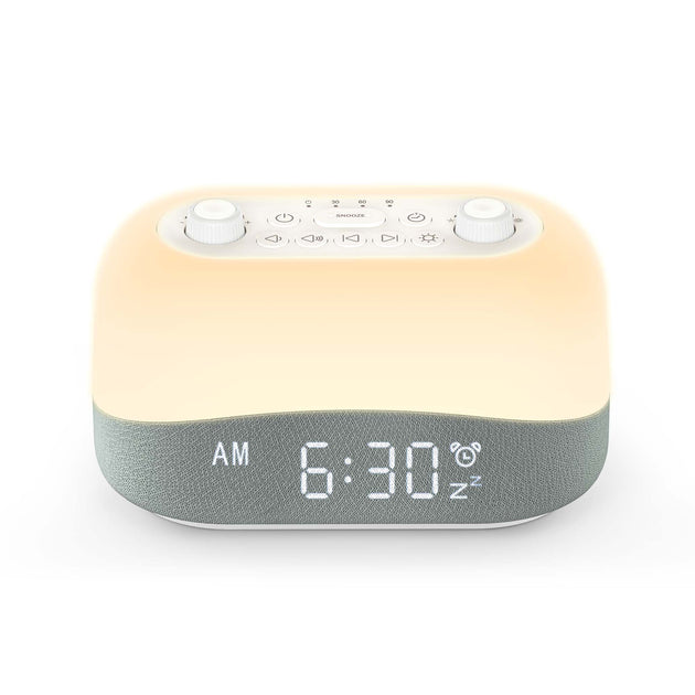 眠いページ 楽天市場】Dreamegg ホワイトノイズマシン 29種癒し音 置き時計